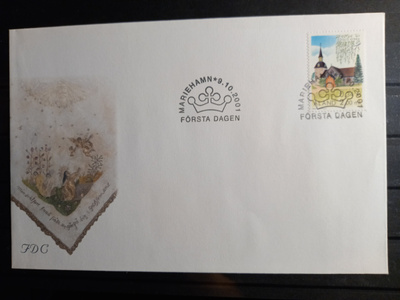 ÅLAND EPK FDC 7/2001: Föglön kirkko