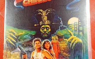 (SL) UUSI! 2 DVD) Säpinää Chinatownissa (1986 John Carpenter