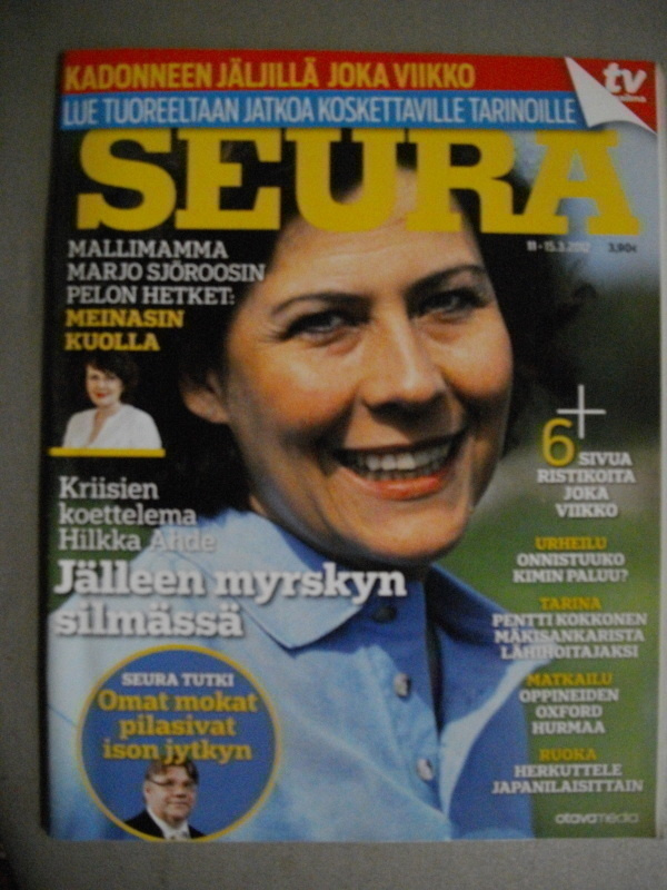 Seura lehti Nro 11/2012 (16.3)