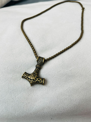 Kaulakoru+Ketju Classic Antique bronze with green nyance