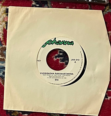Sig - Vuosisadan rakkaustarina / Bäng-Bäng 7" 1982 Johanna