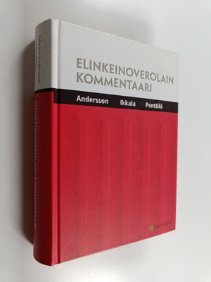 Edward Andersson : Elinkeinoverolain kommentaari
