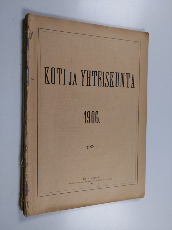 Koti ja yhteiskunta 1906
