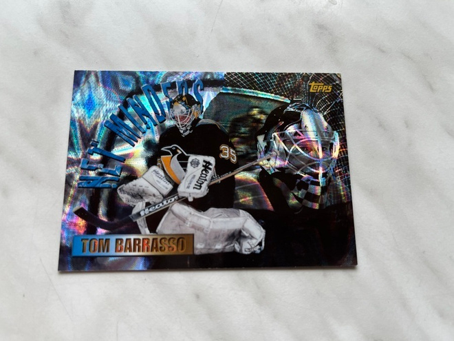 1998-99 Topps Season's Best Net Minders Tom Barrasso #SB6