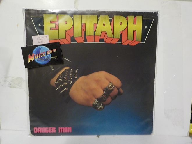 EPITAPH - DANGER MAN M-/EX- 1. PAINOS SAKSA 1982 LP