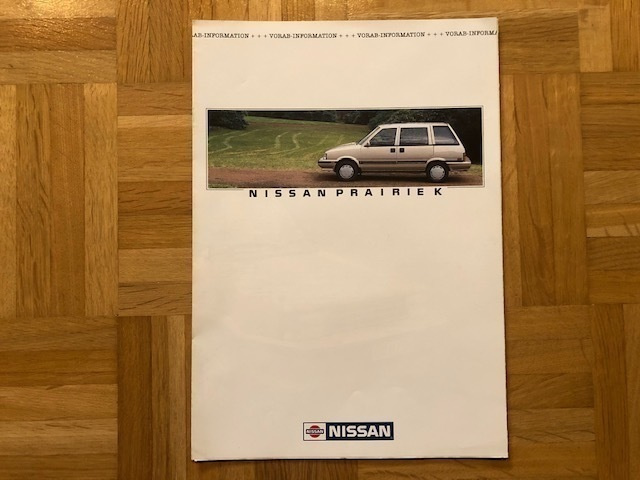 Esite Nissan Prairie K M10, 1986 / 1987