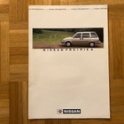 Esite Nissan Prairie K M10, 1986 / 1987 - pikkukuva 1