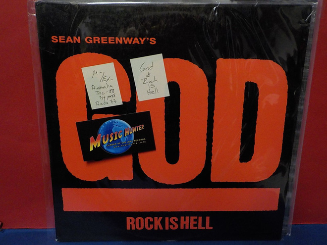 God – Rock Is Hell M-/EX- LP 12" MINI-ALBUM