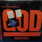 God – Rock Is Hell M-/EX- LP 12" MINI-ALBUM - pikkukuva 1