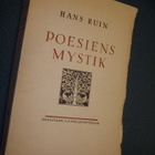 Hans Ruin: Poesiens mystik (1935) Sis.postikulut - pikkukuva 1