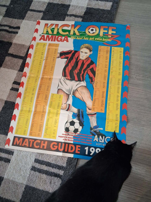 Amiga Kick Off 3 -pelin mainosjuliste (A1-kokoinen)