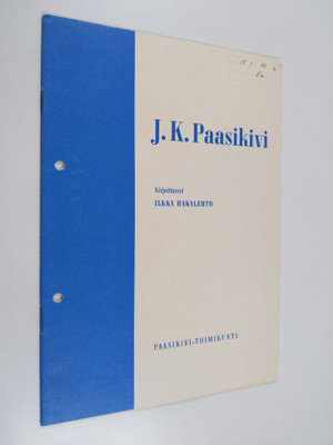 Ilkka Hakalehto : J.K. Paasikivi
