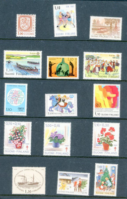 1981 kaikki vuoden 1981 postimerkit **