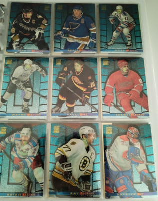94-95 TOPPS STADIUM CLUB FINEST 1-9 Erikoiskortit alk 1e/kpl