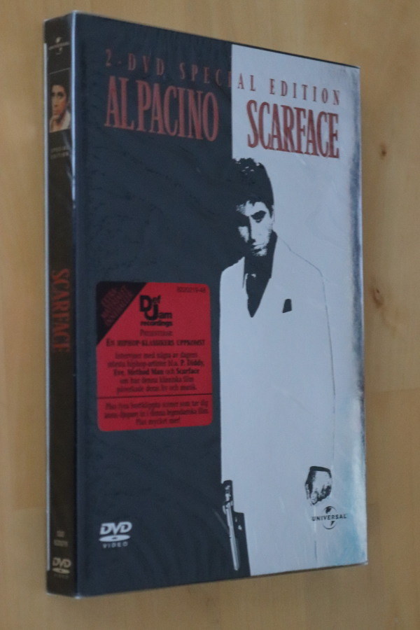 2DVD Scarface ( 1983 Brian DePalma Al Pacino uusi )