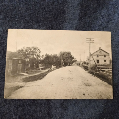 Vägmotiv ofver Rökiöby, Wöro. Kulkenut 1915.