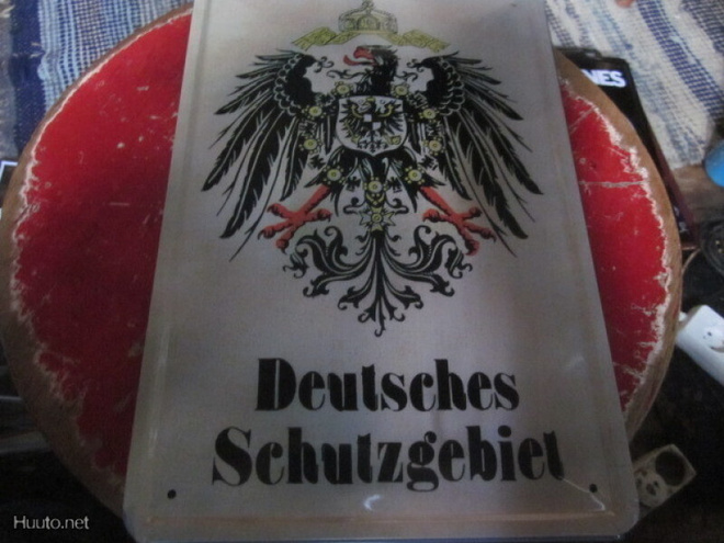 Peltikyltti Deutsches Schutzgebiet. Kotka