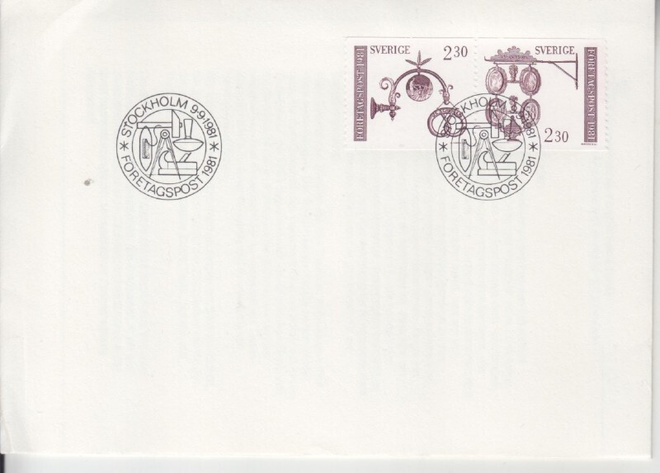 Ruotsi fdc 1981