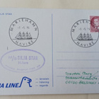 m/s Silja Star, laivaleima + leimat Navire Mariehamn 1984 - pikkukuva 2