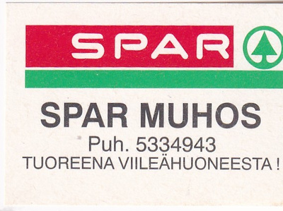 Muhos   , SPAR  MUHOS b588