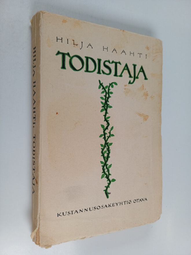 Hilja Haahti : Todistaja