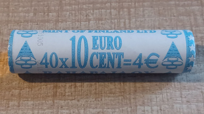 10 Centin pötkö. Klaava päät alkupään vuosi UNC