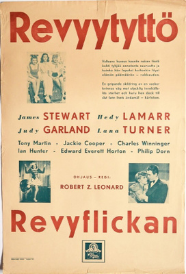 Elokuvajuliste: Revyytyttö (James Stewart)
