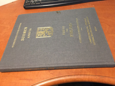 SUOMEN KARTTA 1920 NÄKÖISPAINOS HYVÄ