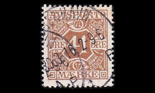 Tanska VM_13 o Avisporto 41 öre (1915)