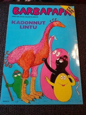 Barbapapa: kadonnut lintu 1986, värityskuvat väritetty,