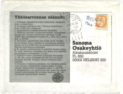 RIVILEIMA REPOLA /HAMMASLAHTI