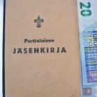 VANHA Partiolaisen Jäsenkirja 1943 Iisalmi - pikkukuva 1