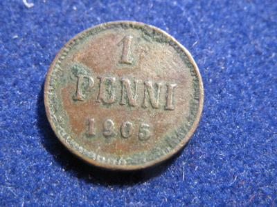 1 penni 1905
