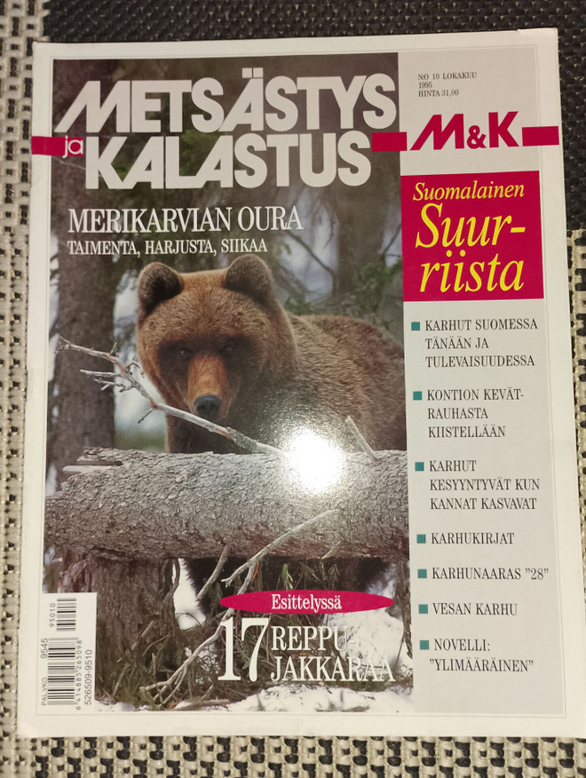 Metsästys ja kalastus 10/1995