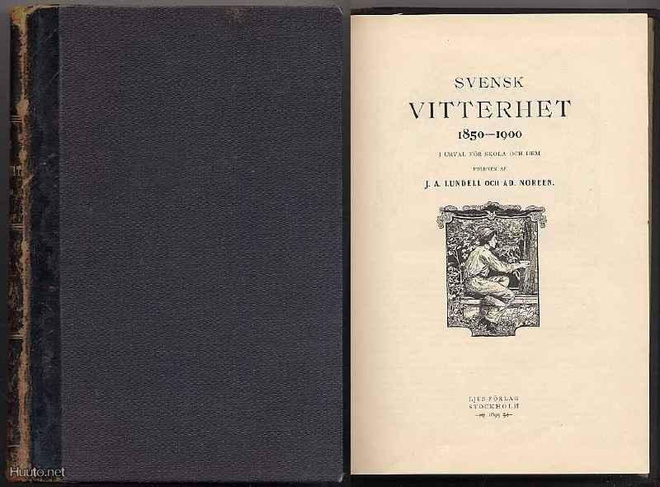Svensk vitterhet 1850-1900 i urval för skola och hem (1899)