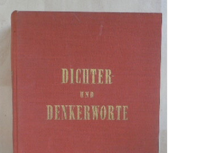Werner A. Kruger Dichter- und Denkerworte 1945 1.p.
