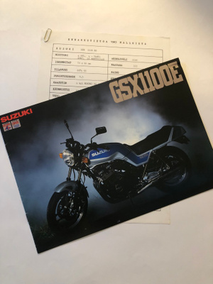 Myyntiesite - Suzuki GSX 1100 E - 1983