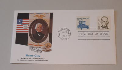 USA FDC Henry Clay 1983