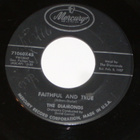 7" DIAMONDS - Little Darlin' - single 1957 rock & roll EX- - pikkukuva 2