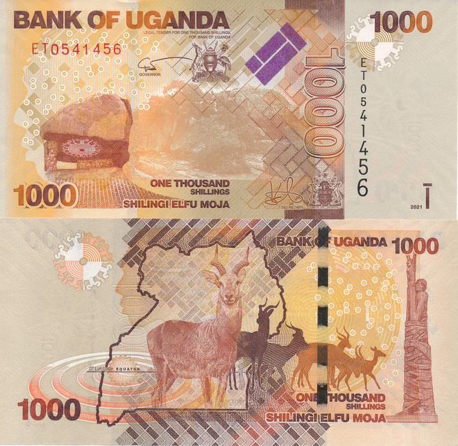 Uganda 1.000 Shillings 2022 P49 #584