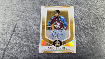 Greg de Vries 2020-21 SP Legends Auto