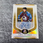 Greg de Vries 2020-21 SP Legends Auto - pikkukuva 1