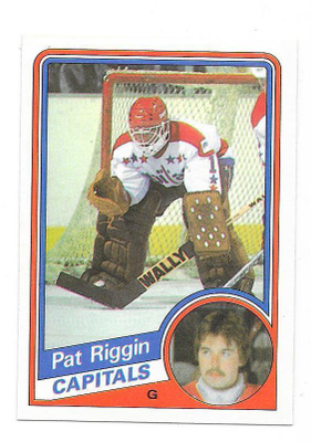 1984-85 OPC #205 Pat Riggin Washington Capitals MV