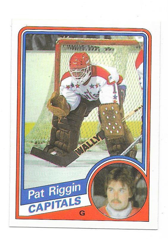 1984-85 OPC #205 Pat Riggin Washington Capitals MV
