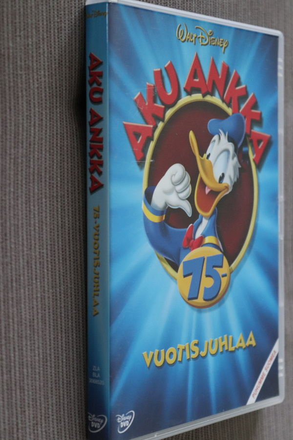 DVD Aku Ankka 75-vuotisjuhlaa ( 2009 Disney )