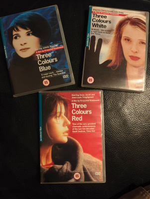 Krzysztof Kieslowski Kolme väriä-trilogia 3 DVD