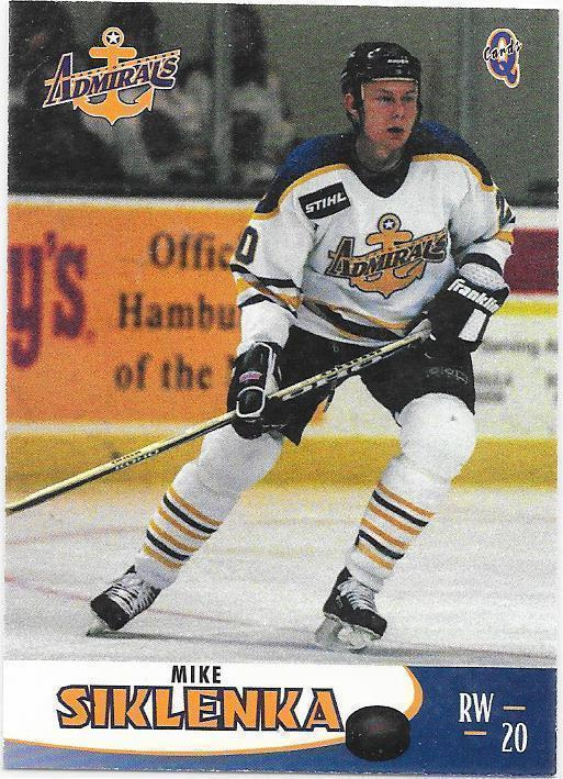 1998-99 Hampton Road Admirals #19 Mike Siklenka Lukko gooni