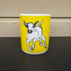 Marimekko Kevätjuhla lehmämuki 25cl, keltainen - pikkukuva 1