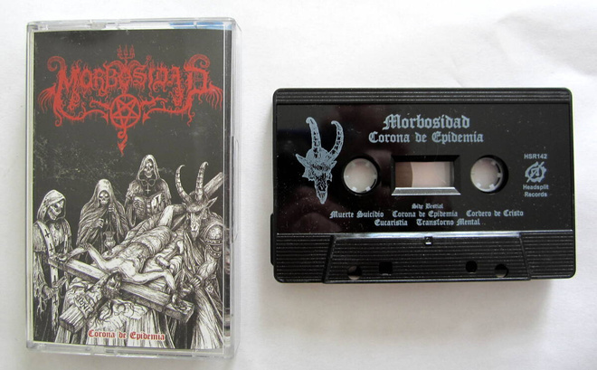 MORBOSIDAD Corona de Epidemia C-KASETTI black metal