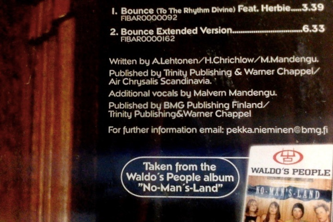 WALDO'S PEOPLE :: BOUNCE :: CDS ... 2000 !!